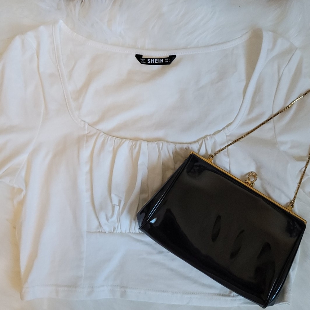 Shein milkmaid blouse